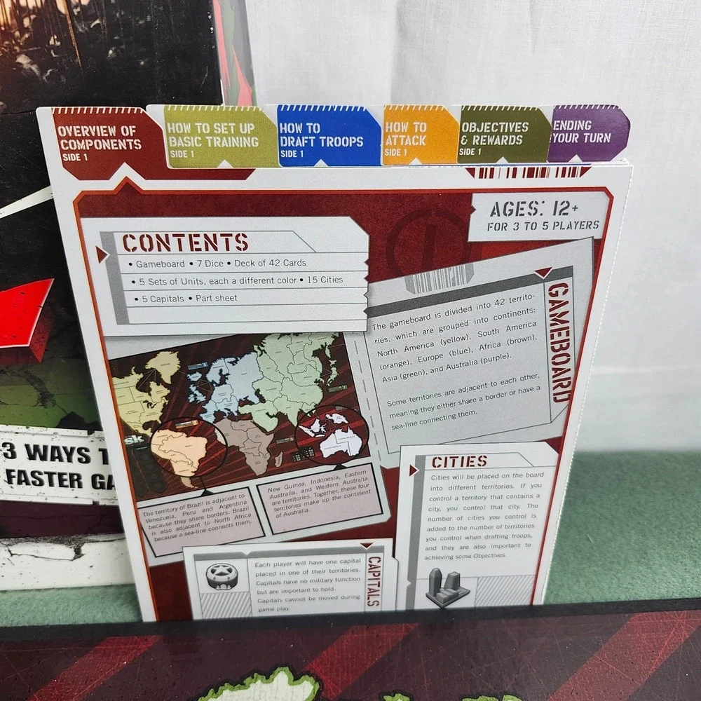 RISK Board Game 100% COMPLETE 2008 Area Control Strategy Game - Picture 4 of 11